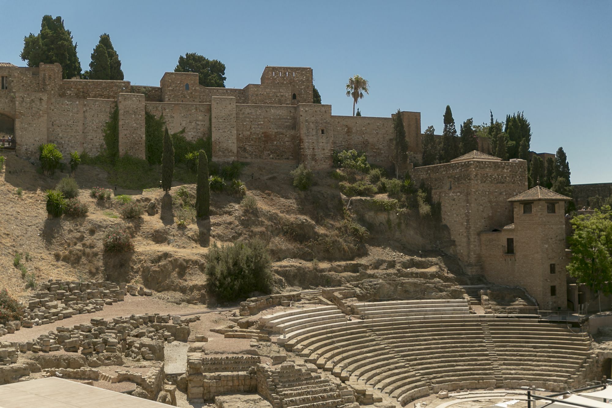 Teatro Romano 7 & 8 Малага Экстерьер фото